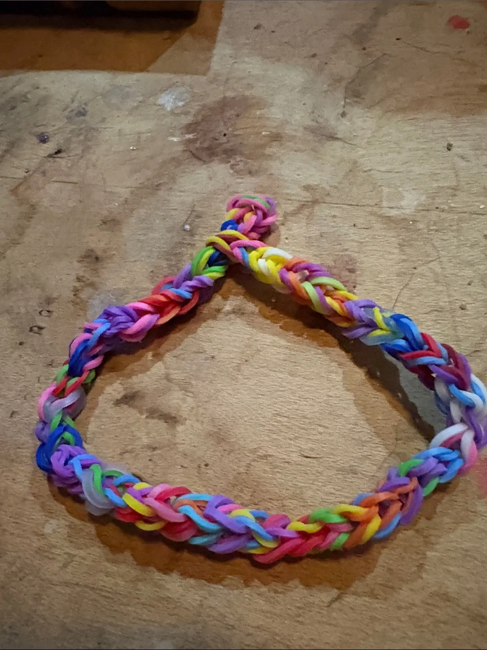 Kids Rainbow Multicolor Loom Bracelet Set - Vibrant Stretch Bands